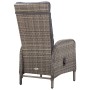 3-teiliges Garten-Bistro-Set aus grauem synthetischem Rattan von vidaXL, Gartensets - Ref: Foro24-3058547, Preis: 333,51 €, R...
