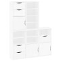 Armarios auxiliares 5 uds "ODDA" blanco 40x24x79 cm madera pino de , Aparadores - Ref: Foro24-3365367, Precio: 277,48 €, Desc...