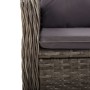 3-teiliges Garten-Bistro-Set aus grauem synthetischem Rattan von vidaXL, Gartensets - Ref: Foro24-3058547, Preis: 333,51 €, R...