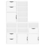 Armarios auxiliares 5 uds "ODDA" blanco 40x24x79 cm madera pino de , Aparadores - Ref: Foro24-3365367, Precio: 277,48 €, Desc...