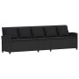 Set de sofás de jardín en forma de L con cojines 4 pzas negro von , Gartensets - Ref: Foro24-3365325, Preis: 582,92 €, Rabatt: %