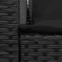 Set de sofás de jardín en forma de L con cojines 4 pzas negro von , Gartensets - Ref: Foro24-3365325, Preis: 582,92 €, Rabatt: %