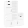 Armarios auxiliares 5 uds "ODDA" blanco 40x24x79 cm madera pino by , Sideboards - Ref: Foro24-3365365, Price: 277,22 €, Disco...