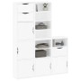 Armarios auxiliares 5 uds "ODDA" blanco 40x24x79 cm madera pino by , Sideboards - Ref: Foro24-3365365, Price: 277,22 €, Disco...