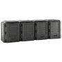 Compostador de jardín negro 1600 L de vidaXL, Compostadores - Ref: Foro24-312275, Precio: 227,70 €, Descuento: %