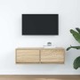 Mueble de TV de roble Sonoma 80x31x25,5 cm Madera de ingeniería von , TV-Möbel - Ref: Foro24-861512, Preis: 53,40 €, Rabatt: %