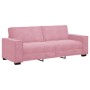 Sofá de 3 plazas terciopelo rosa 180 cm von , Sofas - Ref: Foro24-4105033, Preis: 284,22 €, Rabatt: %