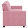 Sofá de 3 plazas terciopelo rosa 180 cm von , Sofas - Ref: Foro24-4105033, Preis: 284,22 €, Rabatt: %