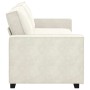 Sofá de 3 plazas terciopelo color crema 180 cm by , Sofas - Ref: Foro24-4105038, Price: 302,86 €, Discount: %
