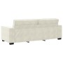 Sofá de 3 plazas terciopelo color crema 180 cm by , Sofas - Ref: Foro24-4105038, Price: 302,86 €, Discount: %