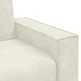 Sofá de 3 plazas terciopelo color crema 180 cm by , Sofas - Ref: Foro24-4105038, Price: 302,86 €, Discount: %