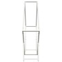 Leñero blanco 100x25x100 cm Acero laminado en frío de , Bolsas y soportes de leña - Ref: Foro24-864288, Precio: 38,78 €