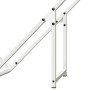 Leñero blanco 100x25x100 cm Acero laminado en frío by , Firewood bags and holders - Ref: Foro24-864288, Price: 37,36 €, Disco...