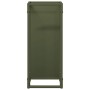 Leñero verde oliva 25x25x60 cm Acero laminado en frío von , Brennholztaschen und -halter - Ref: Foro24-864262, Preis: 38,04 €...