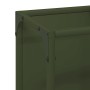 Leñero verde oliva 25x25x60 cm Acero laminado en frío von , Brennholztaschen und -halter - Ref: Foro24-864262, Preis: 38,04 €...
