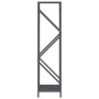 Leñero antracita 34x25x100 cm Acero laminado en frío by , Firewood bags and holders - Ref: Foro24-864325, Price: 53,51 €, Dis...