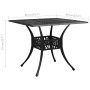 Garden table, black cast aluminum, 90x90x73 cm by vidaXL, Garden tables - Ref: Foro24-315589, Price: 243,32 €, Discount: %