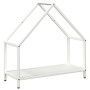 Leñero blanco 60x25x60 cm Acero laminado en frío by , Firewood bags and holders - Ref: Foro24-864304, Price: 37,26 €, Discoun...