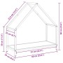 Leñero blanco 60x25x60 cm Acero laminado en frío by , Firewood bags and holders - Ref: Foro24-864304, Price: 37,26 €, Discoun...
