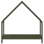 Leñero verde oliva 60x25x60 cm Acero laminado en frío by , Firewood bags and holders - Ref: Foro24-864306, Price: 37,26 €, Di...