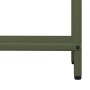 Leñero verde oliva 60x25x60 cm Acero laminado en frío by , Firewood bags and holders - Ref: Foro24-864306, Price: 37,26 €, Di...