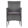 3-piece garden dining set in synthetic gray rattan by vidaXL, Garden sets - Ref: Foro24-3058483, Price: 212,21 €, Discount: %
