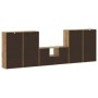 Muebles de TV 5 uds. con almacenaje "ODDA" madera maciza pino von , TV-Möbel - Ref: Foro24-3365378, Preis: 262,12 €, Rabatt: %