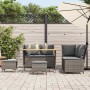 Juego de sofás jardín con cojines 5 pzas ratán sintético gris von , Gartensets - Ref: Foro24-3365346, Preis: 439,41 €, Rabatt: %