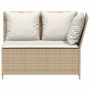 Juego de sofás de jardín con cojines beige 3 pzas ratán PE by , Garden sets - Ref: Foro24-3365344, Price: 383,01 €, Discount: %