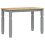 Juego de comedor Panama 5 pzas madera maciza de pino gris by , Furniture sets for kitchens and dining rooms - Ref: Foro24-334...