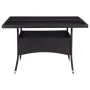Garden dining set 9 pieces PE rattan and black glass by vidaXL, Garden sets - Ref: Foro24-3058532, Price: 1,00 €, Discount: %