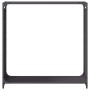 Leñero negro 90x28x90 cm Acero laminado en frío de , Bolsas y soportes de leña - Ref: Foro24-864215, Precio: 66,39 €