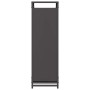Leñero negro 90x28x90 cm Acero laminado en frío de , Bolsas y soportes de leña - Ref: Foro24-864215, Precio: 63,45 €, Descuen...