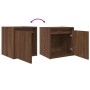 Mesillas de noche de pared 2 uds roble marrón 38x34x40 cm von , Nachttische - Ref: Foro24-861242, Preis: 66,25 €, Rabatt: %