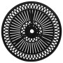 Mesa y sillas de bistró 3 piezas aluminio fundido negro de vidaXL, Conjuntos de jardín - Ref: Foro24-315592, Precio: 340,45 €