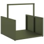 Leñero verde oliva 40x40x40 cm Acero laminado en frío von , Brennholztaschen und -halter - Ref: Foro24-864274, Preis: 41,19 €...