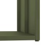 Leñero verde oliva 40x40x40 cm Acero laminado en frío de , Bolsas y soportes de leña - Ref: Foro24-864274, Precio: 42,73 €