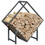 Leñero antracita 60x25x60 cm Acero laminado en frío de , Bolsas y soportes de leña - Ref: Foro24-864281, Precio: 28,73 €