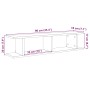 Estantes de pared 2 uds roble negro 90x18x20 cm by , Shelves and shelves - Ref: Foro24-862061, Price: 42,92 €, Discount: %