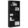 Estantería de madera de roble negro 80x24x176 cm by , Bookcases and shelves - Ref: Foro24-862456, Price: 105,85 €, Discount: %