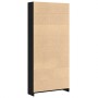 Estantería de madera de roble negro 80x24x176 cm by , Bookcases and shelves - Ref: Foro24-862456, Price: 105,85 €, Discount: %