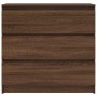 Aparador roble marrón 80x35x76 cm madera de ingeniería by , Sideboards - Ref: Foro24-861739, Price: 103,09 €, Discount: %