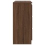 Aparador roble marrón 80x35x76 cm madera de ingeniería by , Sideboards - Ref: Foro24-861739, Price: 103,09 €, Discount: %