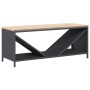 Leñero con tablero de madera antracita 100,5x35,5x40 cm by , Firewood bags and holders - Ref: Foro24-864257, Price: 118,33 €,...