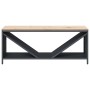 Leñero con tablero de madera antracita 100,5x35,5x40 cm by , Firewood bags and holders - Ref: Foro24-864257, Price: 118,33 €,...