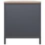 Leñero con tablero de madera antracita 100,5x35,5x40 cm by , Firewood bags and holders - Ref: Foro24-864257, Price: 118,33 €,...