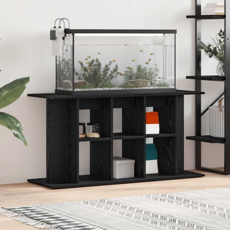 Soporte para acuario de madera de roble negro 120x40x60 cm von , Aquarium unterstützt - Ref: Foro24-862151, Preis: 90,18 €, R...