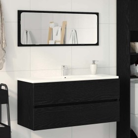 Mueble para lavabo roble negro 100x38,5x45 cm madera ingeniería de , Muebles de baño - Ref: Foro24-862545, Precio: 68,33 €, D...
