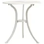 Bistro table and chairs 3 pieces white cast aluminum by vidaXL, Garden sets - Ref: Foro24-315593, Price: 312,92 €, Discount: %