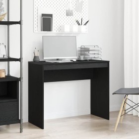 Escritorio roble negro 90x40x72 cm madera de ingeniería de , Escritorios - Ref: Foro24-861984, Precio: 44,79 €, Descuento: %